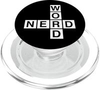 Parola Nerd Cruciverba Puzzle Amante Uomini Donne Bambini Geek PopSockets PopGrip per MagSafe