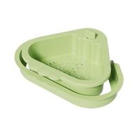 Parola principale: Dimensione del cesto del filtro Sink Key: 22x25.5x9 cm Descrizione prodotto: il design a doppio strato migliora la funzionalità come catcher e filtro in cucina o bagno. I