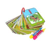 PAROLE CARD ALPHABET - Schede Da Disegno Alfabeto | Alfabeto E Numero Di Acqua Flash | Imparare A Leggere La Lettura Di Pasta | Schede Di Alfabeto Per La Scrittura Di Acqua Educativa Per Bambini, Raga