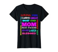 Parole Carine di gentilezza per Mamma Mamma Divertimento colorato Maglietta