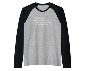 Parole d'Amore: Arte Ispirata alla Poesia e alla rima Maglia con Maniche Raglan