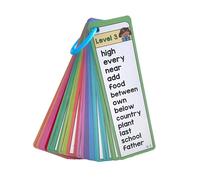 Parole di vista ad alta frequenza Carte di studio a doppia faccia Parole inglesi Carte di lettura per l'apprendimento della lingua inglese Strumento di apprendimento della lingua di vista Elenchi di
