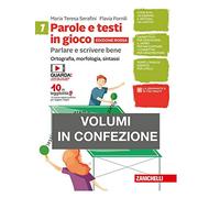 Parole e testi in gioco. Parlare e scrivere bene. Edizione rossa. Con quaderno. Per la Scuola media. Con Contenuto digitale (fornito elettronicamente). Ortografia, morfologia, sintassi (Vol. 1)