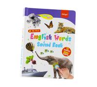 Parole inglesi Libro sonoro per bambini Sviluppo del vocabolario per regalo