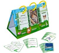PAROLE VIEDE Flash Cards For Kids - Colore Delle Carte Riutilizzabili | Carattere E Dimensioni Jumbo | 5 Livelli Da Pre-k Al Terzo Grado | Schede Flash Di Apprendimento Degli Animali | 69x Sche