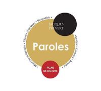 Paroles: Fiche de lecture