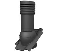 Parotec Camino di Ventilazione DN 125 mm passivo per Tegole Wierer Rubin 13V - Ventilatore da Tetto Scarico d'Aria (RAL 7016 - Antracite)