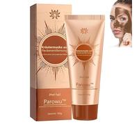 Parowu, maschera per il viso sbiancante e smacchiatore, 1 maschera sbiancante per il viso e ringiovanente per le lentiggini, macchie di erbe, maschera esfoliante per la cura della pelle (1 pezzo)
