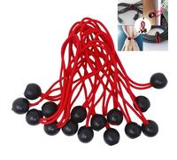 parpyon Ganci elastici per teloni 15-PZ corda elastica per teloni - elastico tenditelo Cinghie fissa cavi varie misure (Ganci elastici, 15 pz)