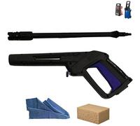 parpyon® Kit Accessori idropulitrice Annovi reverberi - Black Decker Pistola, Lancia, Tubo, Testina ugello per Idropulitrice AR Blue Clean con Attacco rapido per Tubo Acqua ricambi (KIT61V)