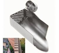 parpyon Pala forata per pulizia Grondaie in Acciaio Resistente Attrezzi pulizia tubature intasate per canale di scolo otturato (X Grondaia)
