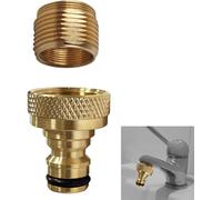 Parpyon Raccordo Adattatore Rubinetto miscelatore cucina bagno raccordi tubature idraulica irrigazione giardino prolunghe adattatori tubo, curva, tappi, accessori (Adattatore Miscelatore-2)