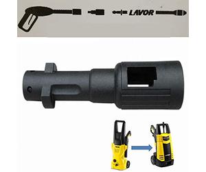 parpyon® Ricambi Accessori per idropulitrice Lavorwash - Fasa Adattatore per pistola Karcher ad accessori Lavor per Idropulitrici ad Acqua Fredda (Adattatore karcher)