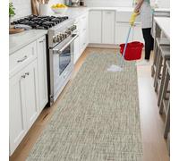 parpyon Tappeto passatoia cucina LAVABILE Lucy - ANTISCIVOLO aderisce perfettamente a terra non piega si pulisce con straccio - tappeti casa moderno (50X350, 63)