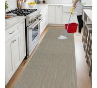 parpyon Tappeto passatoia cucina LAVABILE Lucy - ANTISCIVOLO aderisce perfettamente a terra non piega si pulisce con straccio - tappeti casa moderno (50X180, 01)