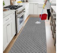 parpyon Tappeto passatoia cucina LAVABILE Lucy - ANTISCIVOLO aderisce perfettamente a terra non piega si pulisce con straccio - tappeti casa moderno (50X350, 32)