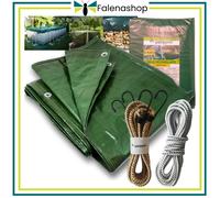 Parpyon Telo impermeabile esterno Multiuso da 120gr/mq telo copritutto occhielli