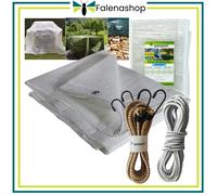 Parpyon Telo impermeabile esterno Multiuso da 150gr/mq telo copritutto retinato