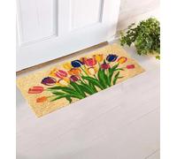 parpyon® Zerbino ingresso casa Divertente simpatico tappeto ANTISCIVOLO zerbino in cocco per interno zerbino da esterno tappeti moderni zerbini (Disegno-6, CM 23X53)