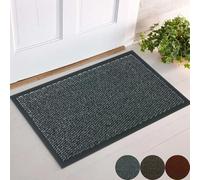 parpyon® Zerbino ingresso casa interno LIPARI tappeto ANTISCIVOLO CM 60X90 per entrata ASCIUGAPASSI Aderisce al pavimento NON piega Tappeti moderni (Grigio3, CM 60X90)