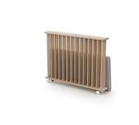 Parque plegable cuadrado - WEBABY - CALI - 100 x 100 cm - 4 ruedas - Hasta 24 meses - Haya cruda