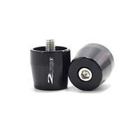 PARQUS Contrappesi Manubrio Moto Manopole Bar Ends Cappuccio Scorrimento Accessori for Moto/Adatta for Kawasaki Z750 Z750R 2011-2012 Z750 S 2005-2006 Protezione Contro Le Cadute (Color : Black)