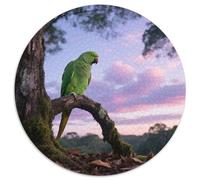 Parrot 1000 Pezzi Puzzle Circolare Avanzato Per Appassionati Pianificazione Strategica Bird Regalo Festivo Pronto Per Incorniciare 1000pcs (67.5x67.5cm)
