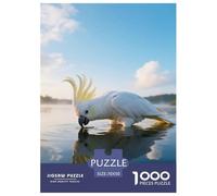 Parrot 1000 Pezzi Puzzle Difficile Per Amanti Della Logica Concentrazione Momenti Ludici Bird Pezzo Da Collezione 70x50cm/1000pcs