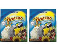 PARROT 1000g - è un mangime ricco, a base di ingredienti naturali selezionati, sviluppato per grandi pappagalli (Confezione da 2)