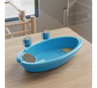 Parrot Bath Tray Multifunction Bird Bath Fissaggio a Vite per Gabbia