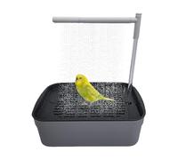 Parrot Bath Tub, Automatic Bird Bathtub, 760g Rechargeable Pet Accessory, Quiet Circulating Faucet System, Easy-Clean Design, Ideal for Parakeet Lovebird Finch Conure Indoor Use