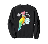 Parrot Bird Mom - Sleepy Sun Parrocchetto Acquerello Felpa