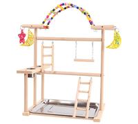 Parrot Bird Playground Parrot Playstand per Budgie Parrocchetto Pappagallo