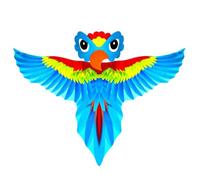 Parrot Costume For Kids | Halloween Double-Sided Clothes With Headbands | 110 x 60cm/43.3 x 23.6in Bird Wings Costumes For Stage Performance