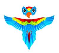 Parrot Costume For Kids - Halloween double -Sided Clothes With Headbands | Colorful Double sided Parrot Costume Kit Includes Vibrant Bird Wings and Matching Headbands For Playful Dress-up.