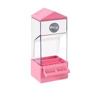 Parrot Feeder - External Cage Automatic for Bird, Transparent Food Container with Easy Monitoring, Outdoor Dining Solution for Parrots and Small Birds, Ideal Backyard, Balcony, Patio, Fence