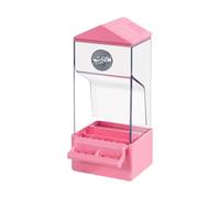 Parrot Feeder, Transparent Birds Dining Food Container, External Cage Automatic Parrot Feeder For Animals Zone Backyard Balcony Patio Fence Terrace