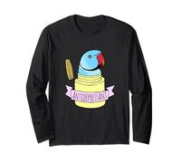 Parrot Lovers Pet Bird Antidepressivo Blue Indian Ringneck Maglia a Manica