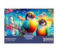 Parrot LoveSophisticated Jigsaw Puzzles for Adults A 1000-Piece Advanced-Level Collection of Challenging Educational Games for Both Women And Men - A Perfect Shared Activity for Adults And Kids 12 Ye