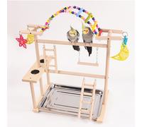Parrot Playstand Giocattolo per esercizi Parco giochi per pappagalli per