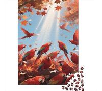 Parrot Puzzle 1000 Pezzi, Macaw Geografia Mentale, Esperienza Tattile, Opera Conversazionale 1000pcs (75x50cm)