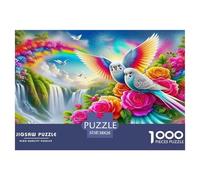 Parrot Puzzle Da 1000 Pezzi Per Bambini Curiosi:Absolutely Stunning Scopri Mondi Nuovi E Esercita La Memoria!