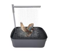 Parrot Shower, Bird Bath Tub, Automatic Pet Faucet, Quiet Water Circulation, Rechargeable Design, for Lovebirds, Parakeets, Conures, Finches, Cage Use, Pet Cleaning, 1 Set