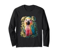 Parrot Uomini Donna Boba Tea Kawaii Bubble Tea Pappagallo Maglia a Manica