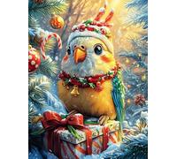 Parrot with Christmas Ornaments Puzzle 1000 Pezzi Per Ragazzi Gioco Educativo Creativo Intelligenza E Manualità Idea Regalo Per Figlio A Compleanno 1000 PCS