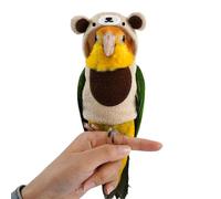 Parrots Clothes for Birds | Cute Bird Costume with Bear Design | Warm and Multi-Purpose Bird Clothing, Adorable Cosplay Outfit for Parrots, Ideal for Family Gatherings, Parties, and Holiday Events