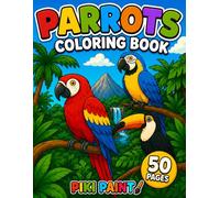 Parrots Coloring Pages: 50 Cute Parrots for Adults and Kids
