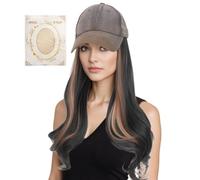 Parrucca a Cappello - Berretto Con Extension Capelli,Accessorio Moda Chioma Alla Moda per Viaggi Appuntimenti Attività All Aperto Shopping Vita Quotidiana