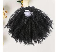 Parrucca a coda di cavallo corta realistica Parrucche di capelli afro crespi