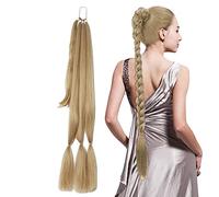 Parrucca a treccia per coda di cavallo, extension fai da te per coda di cavallo, extension per capelli a coda di cavallo lunghi, capelli sintetici naturali e morbidi da indossare tutti i giorni